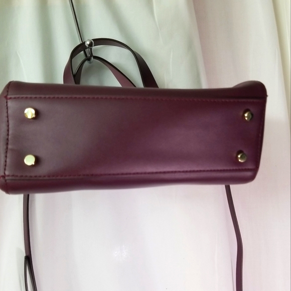 Kate Spade Mini Nelle Putnam Drive Convertible Tote in Plum Leather - Picture 3 of 12